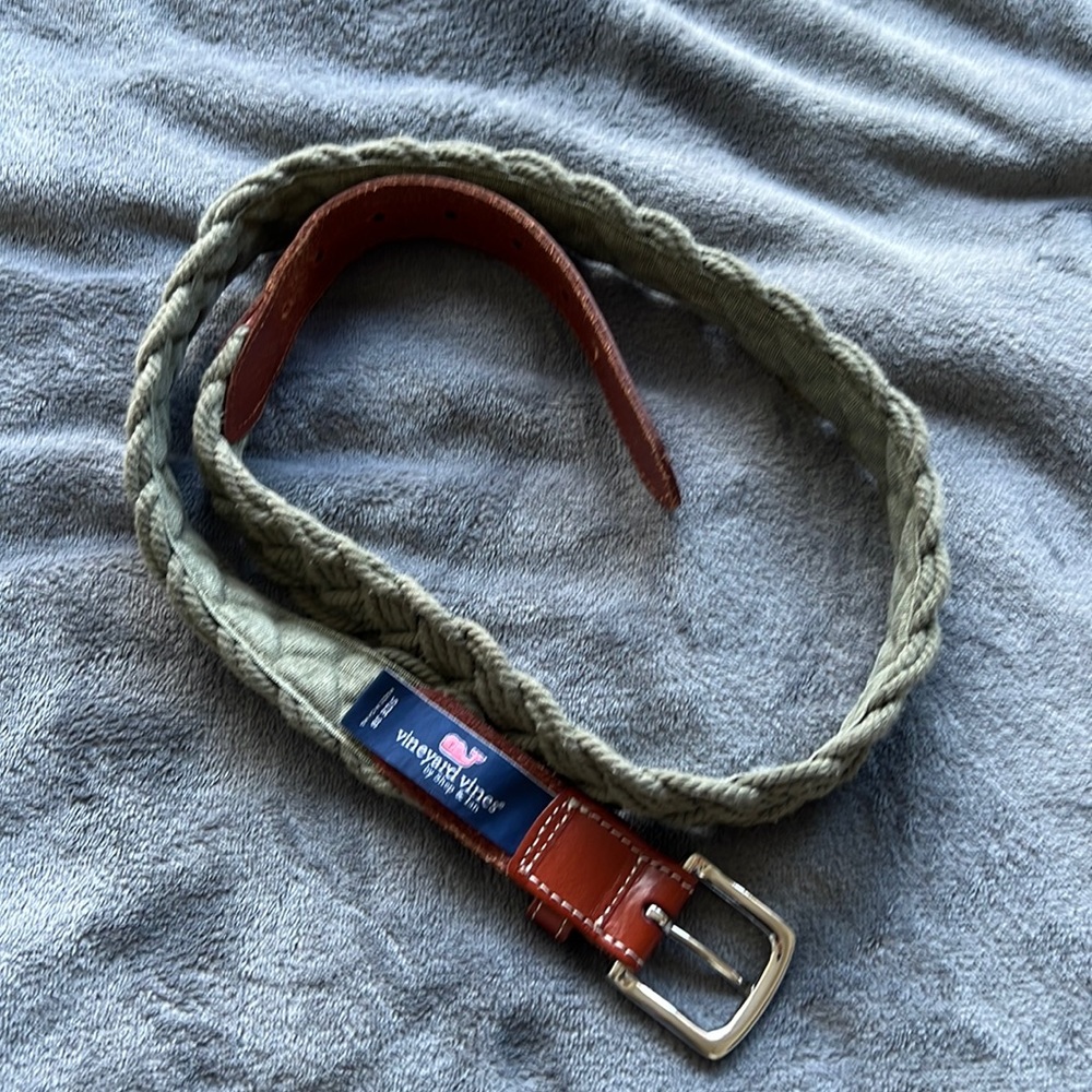 Vineyard Vines Braided Belt size 38